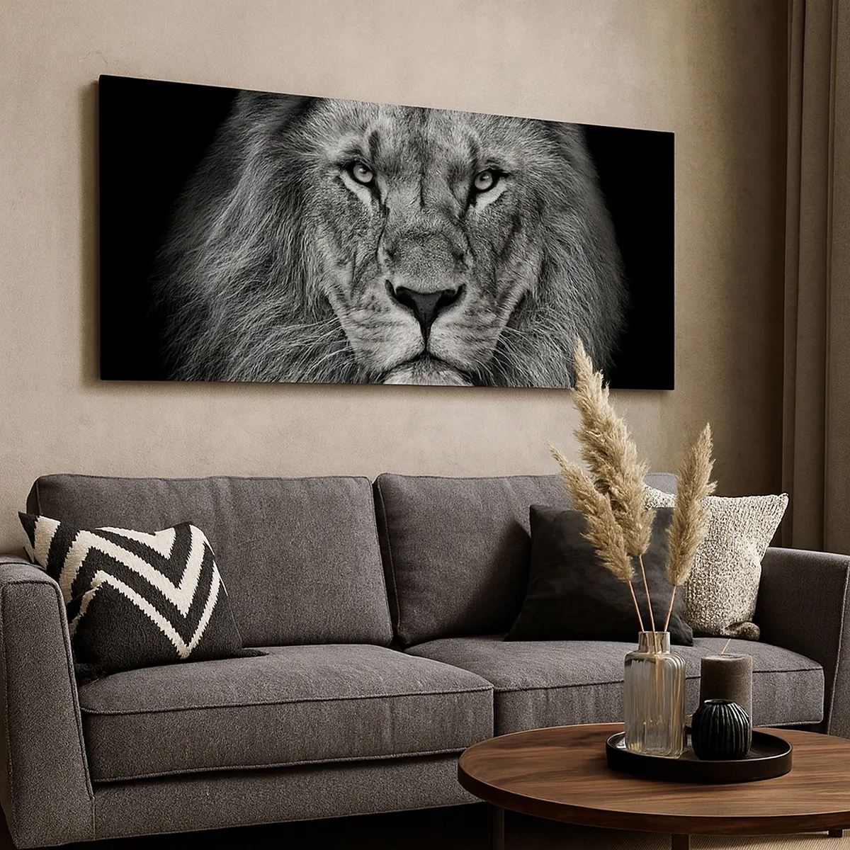 Cuadro sobre lienzo - Impresión de Imagen - Con el atuendo de la coronación - 30x30 cm