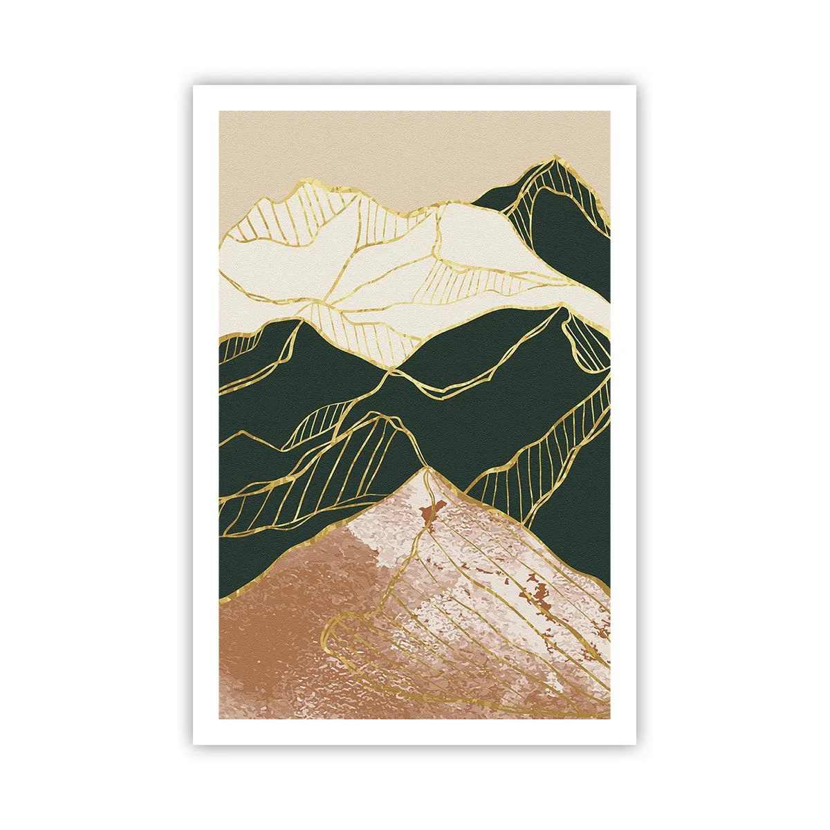 Póster - Picos de oro - 61x91 cm