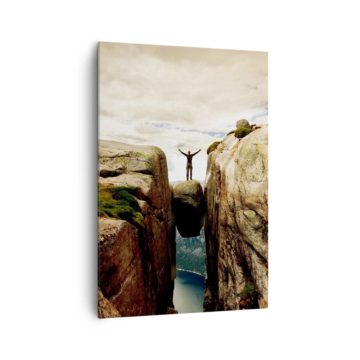 Cuadro sobre lienzo - Impresión de Imagen - ¿Cómo estoy? - 70x100 cm