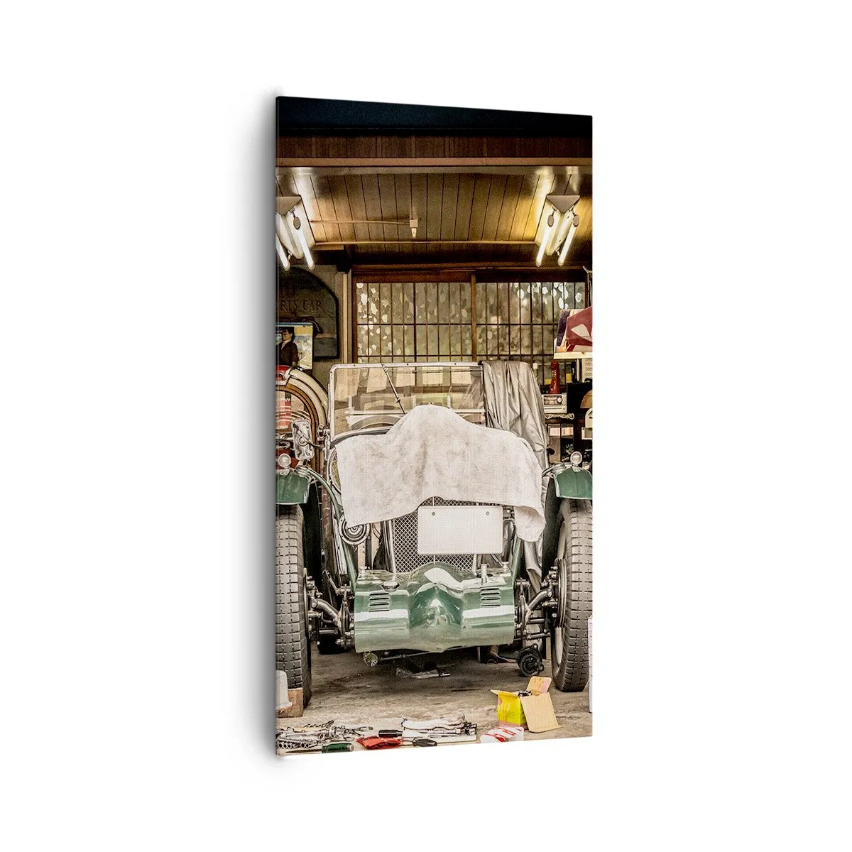 Cuadro sobre lienzo - Impresión de Imagen - Volver al pasado - 65x120 cm