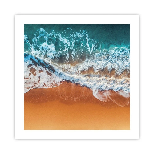 Póster - Siempre a la par - 50x50 cm