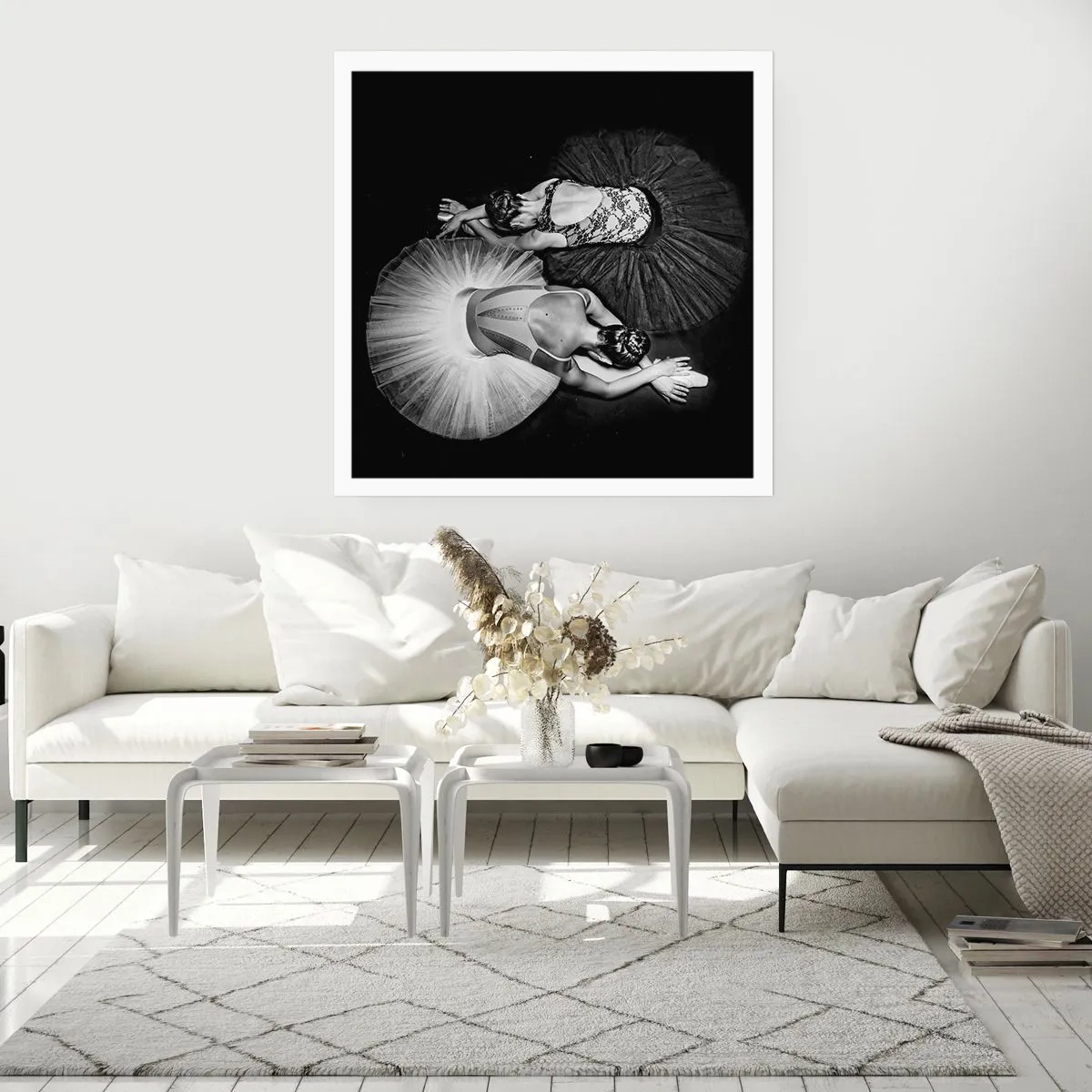 Póster - Yin y yang: el equilibrio perfecto - 40x40 cm