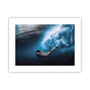 Póster - Una sirena contemporánea - 40x30 cm