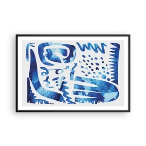 Póster en marco negro - Vuelta a las raíces - 91x61 cm