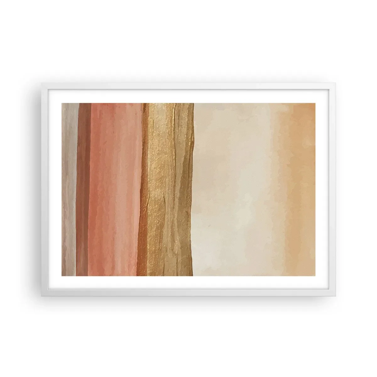 Póster en marco blanco - Composición vertical - 70x50 cm