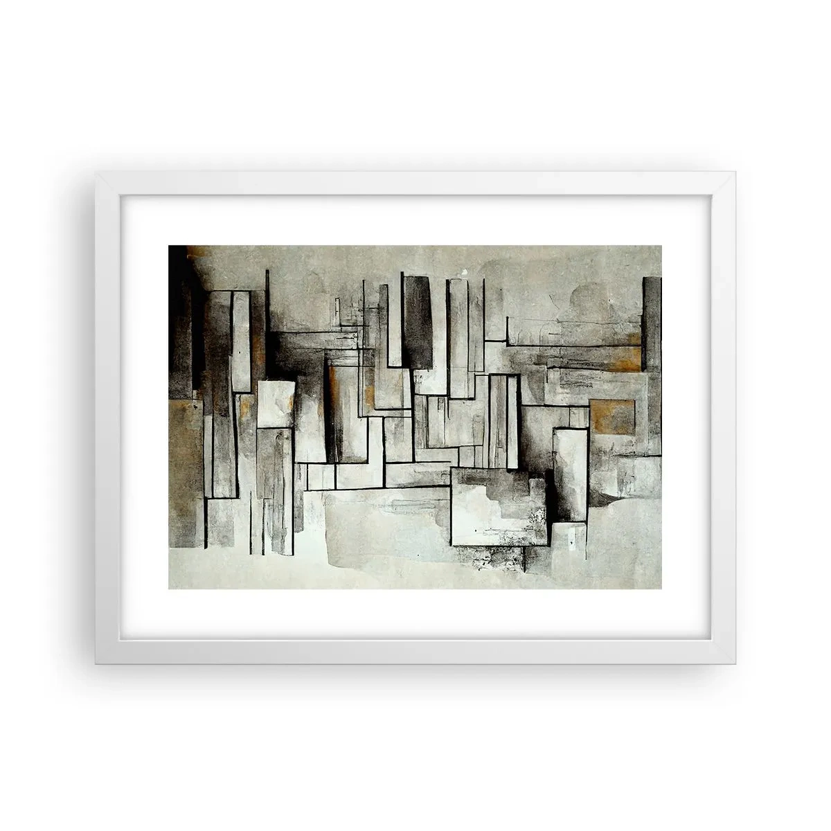 Póster en marco blanco - El poder de la sencillez - 40x30 cm