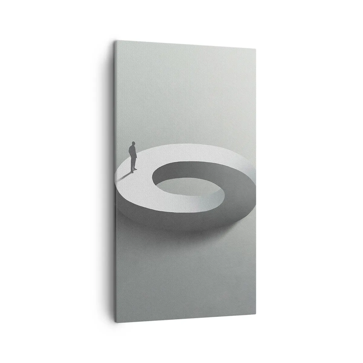 Cuadro sobre lienzo - Impresión de Imagen - Ser sabio no es una labor sencilla - 45x80 cm