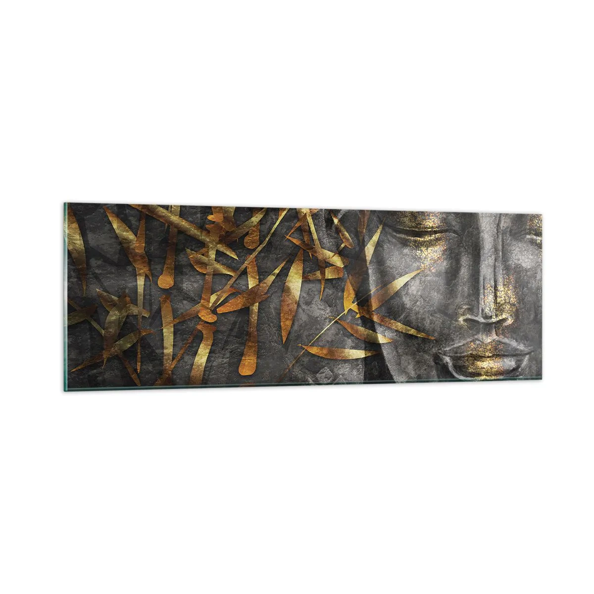 Cuadro sobre vidrio - Impresiones sobre Vidrio - Siente la paz - 90x30 cm