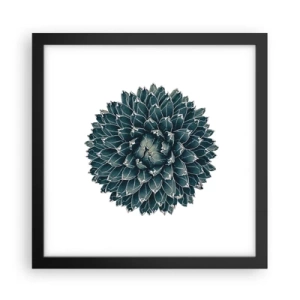 Póster en marco negro - Estrella del desierto - 30x30 cm