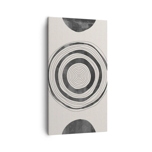 Cuadro sobre lienzo - Impresión de Imagen - Lo importante es lo que hay entre medias - 45x80 cm