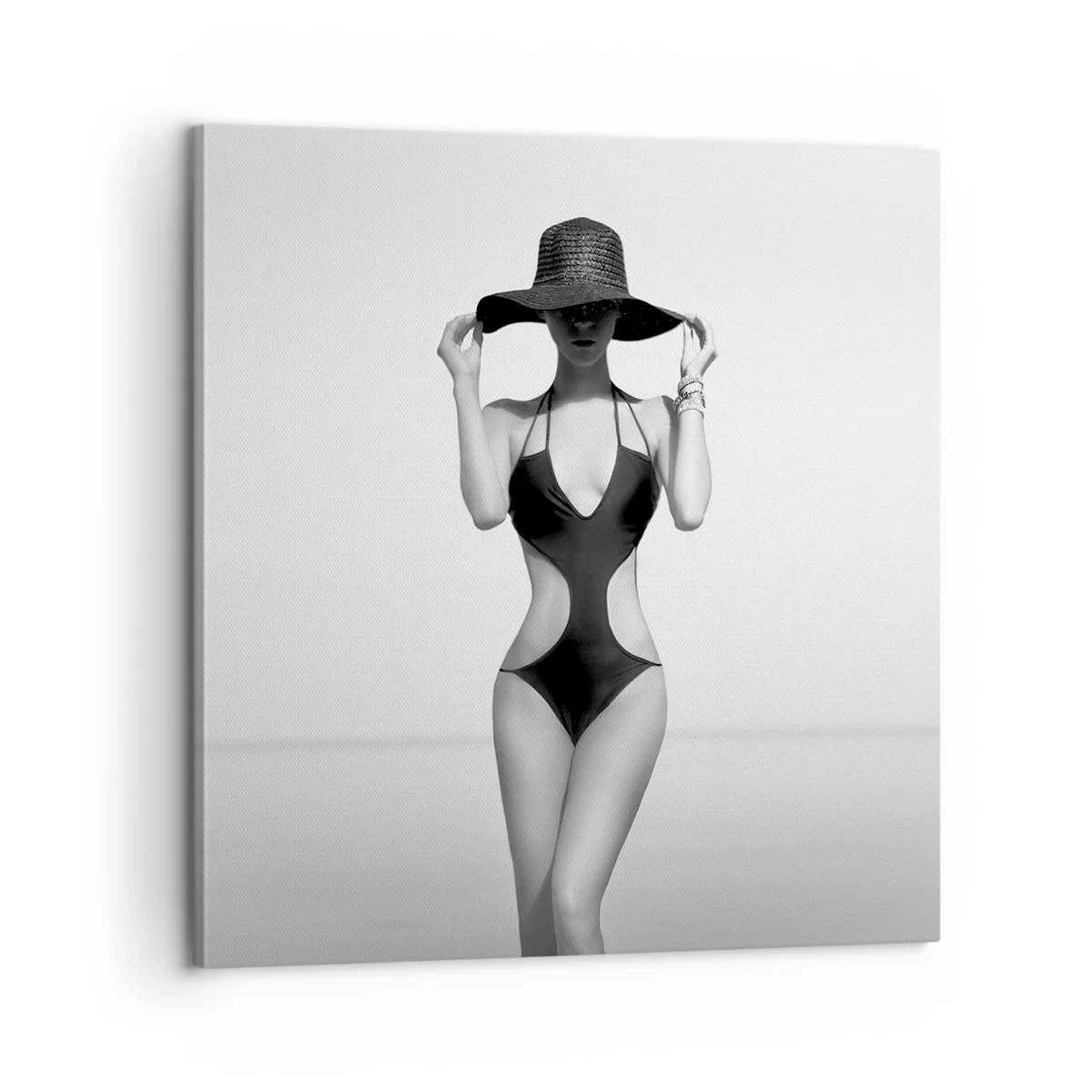 Cuadro sobre lienzo - Impresión de Imagen - Mi nombre es Elegancia - 60x60 cm