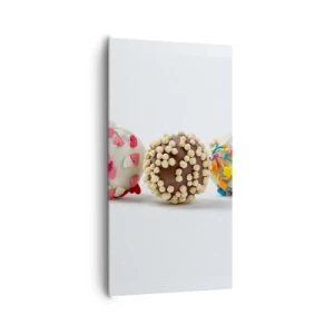 Cuadro sobre lienzo - Impresión de Imagen - La vida puede ser dulce - 65x120 cm