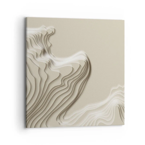 Cuadro sobre lienzo - Impresión de Imagen - Topografía del arte - 70x70 cm