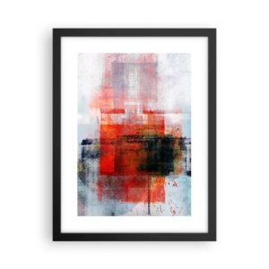 Póster en marco negro - Composición brillante - 30x40 cm