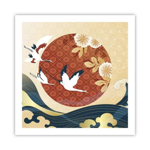 Póster - Un cuento de hadas japonés - 60x60 cm