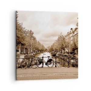 Cuadro sobre lienzo - Impresión de Imagen - Holanda solo hay una - 70x70 cm