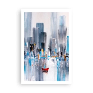 Póster - Metrópolis junto a la bahía - 61x91 cm