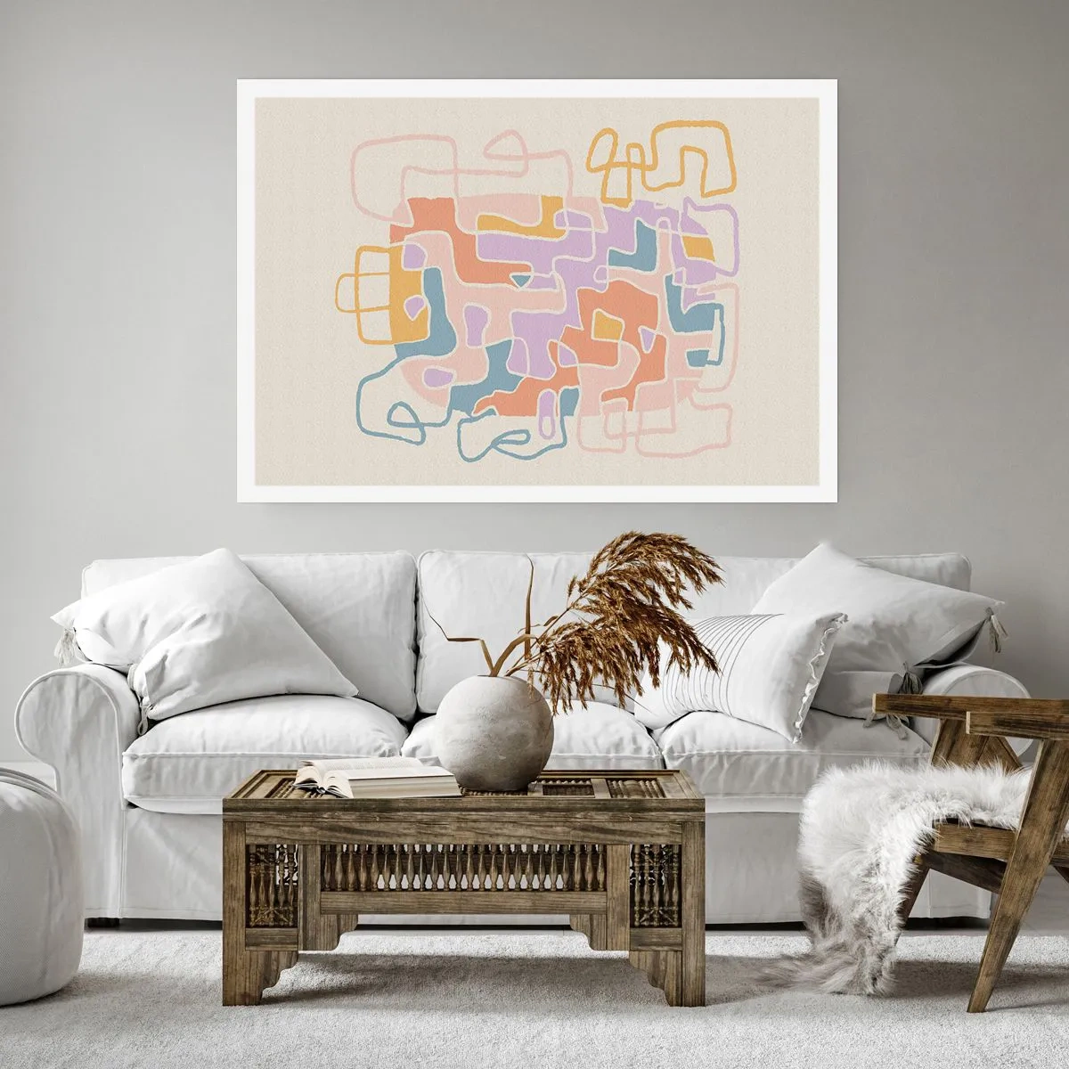 Póster - Laberinto - una alegre aventura - 70x50 cm