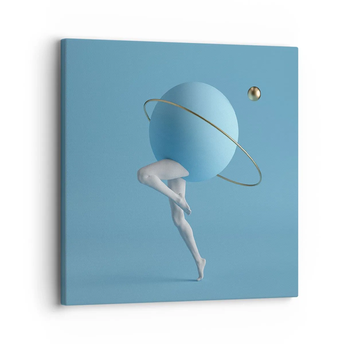 Cuadro sobre lienzo - Impresión de Imagen - Y los planetas se vuelven locos - 30x30 cm