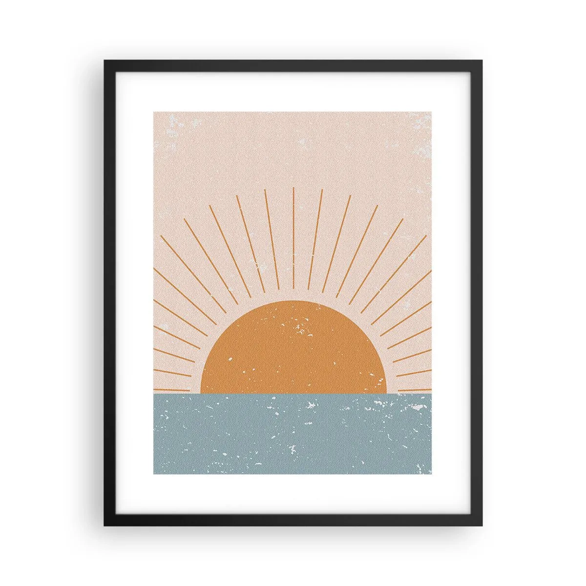 Póster en marco negro - La maravilla de cada día - 40x50 cm