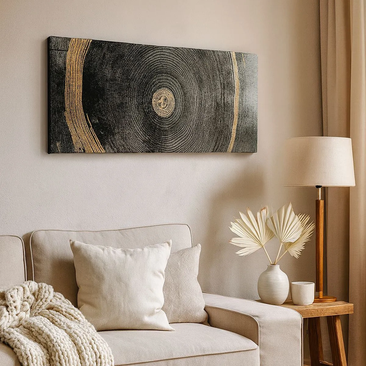 Cuadro sobre lienzo - Impresión de Imagen - Cambio y perpetuidad - 100x40 cm