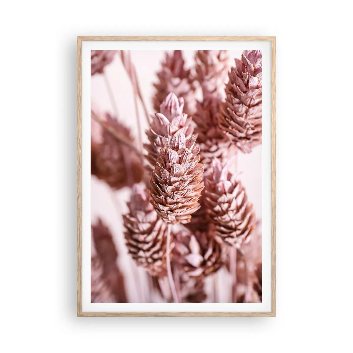 Póster en marco roble claro - Aparentemente discreto - 70x100 cm