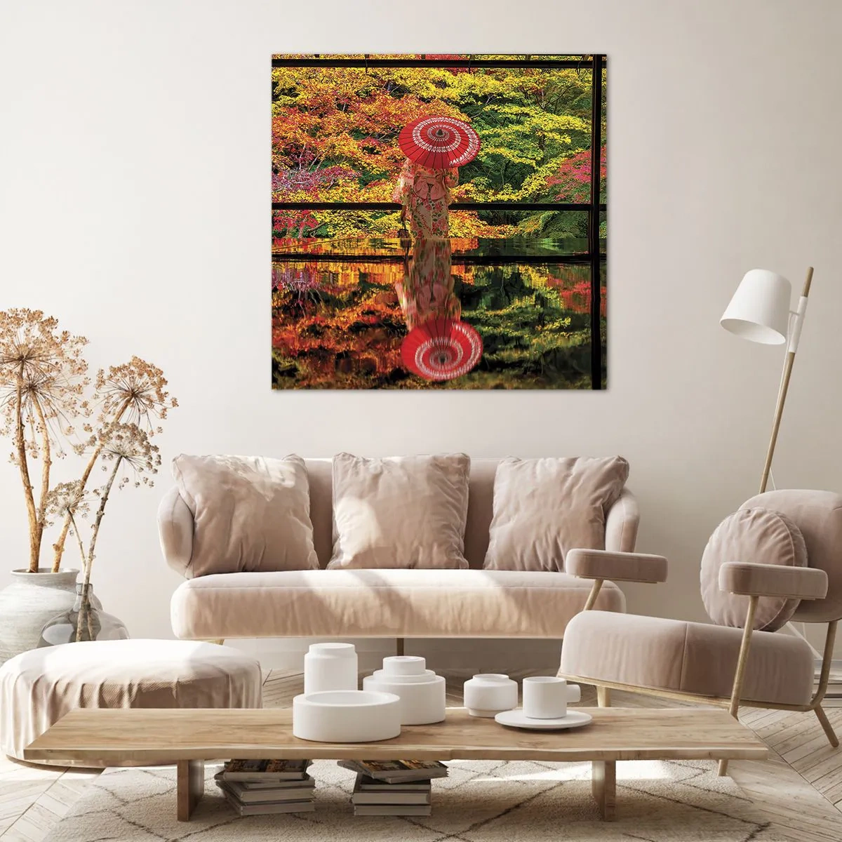 Cuadro sobre lienzo - Impresión de Imagen - En un templo de la naturaleza - 70x70 cm