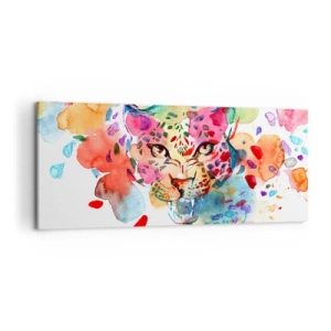 Cuadro sobre lienzo - Impresión de Imagen - La bella y la bestia - 100x40 cm