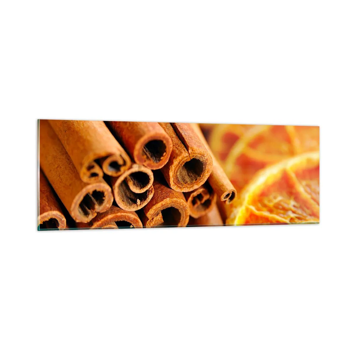 Cuadro sobre vidrio - Impresiones sobre Vidrio - ¿Puedes oler su aroma? - 90x30 cm