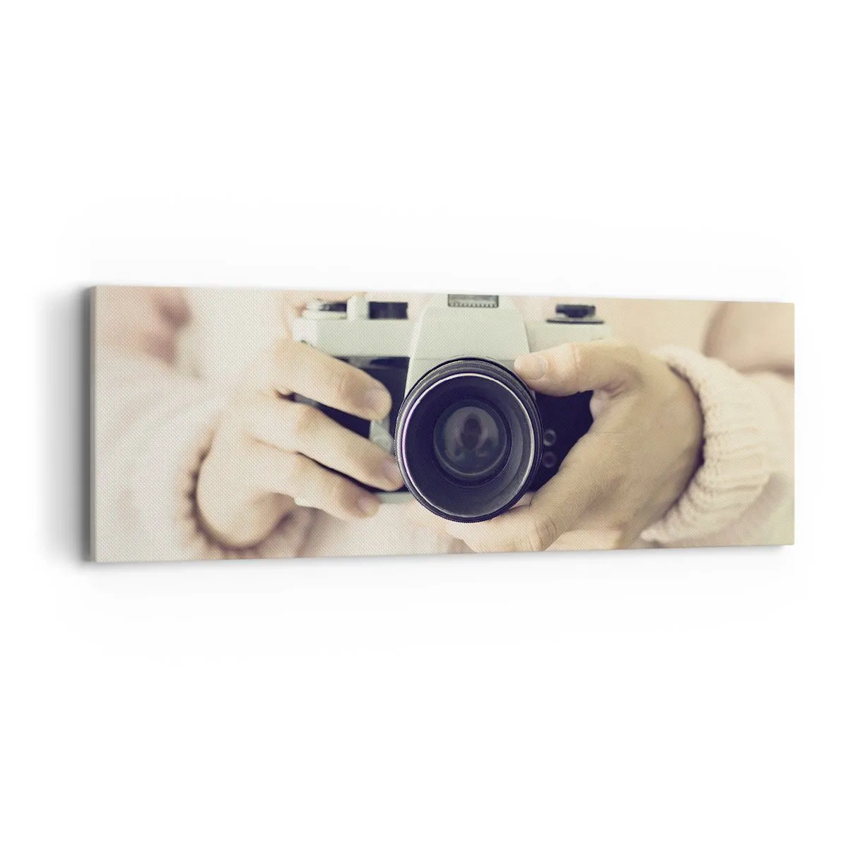 Cuadro sobre lienzo - Impresión de Imagen - Una visión diferente - 90x30 cm