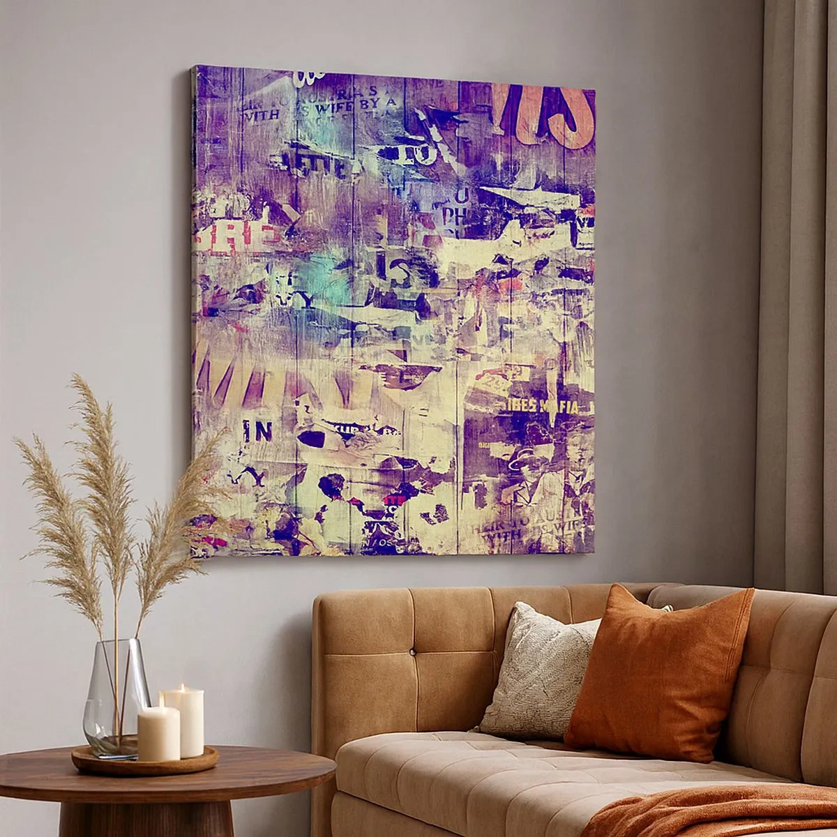 Cuadro sobre lienzo - Impresión de Imagen - Y eso es todo lo que quedará - 30x30 cm