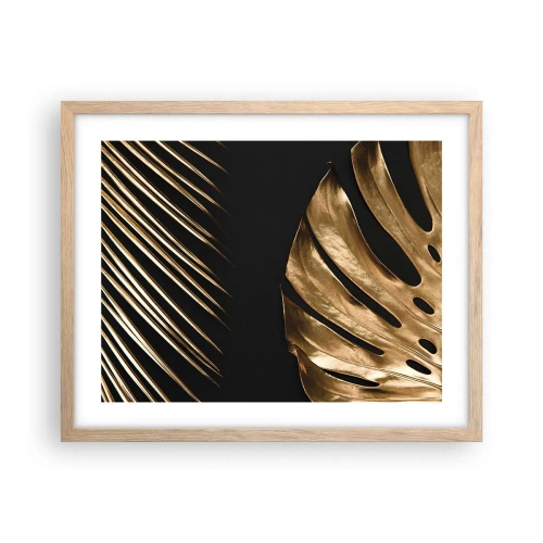 Póster en marco roble claro - Diferente, e igualmente valioso - 50x40 cm