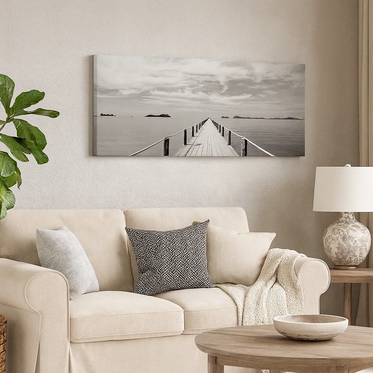 Cuadro sobre lienzo - Impresión de Imagen - Hora de viajar - 30x30 cm