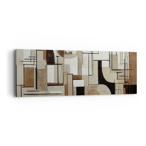 Cuadro sobre lienzo - Impresión de Imagen - Paisaje urbano 2.0 - 90x30 cm