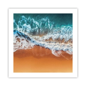Póster - Siempre a la par - 50x50 cm