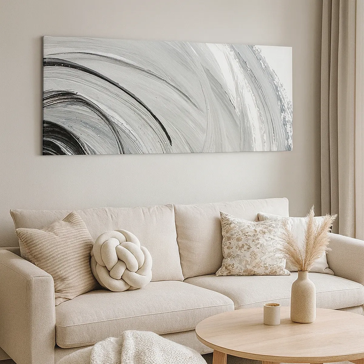 Cuadro sobre lienzo - Impresión de Imagen - Composición orbital - 30x30 cm