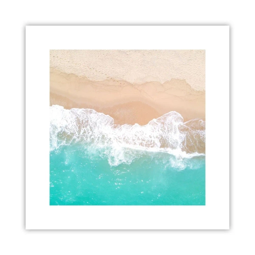 Póster - Un toque acariciador - 30x30 cm