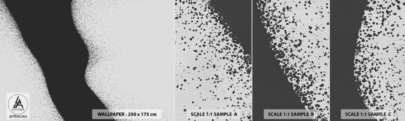 Muestra de fotomural Premium Canvas - Equilibrio suave - Abstracción, Pedazo, Minimalismo - 100x30 cm