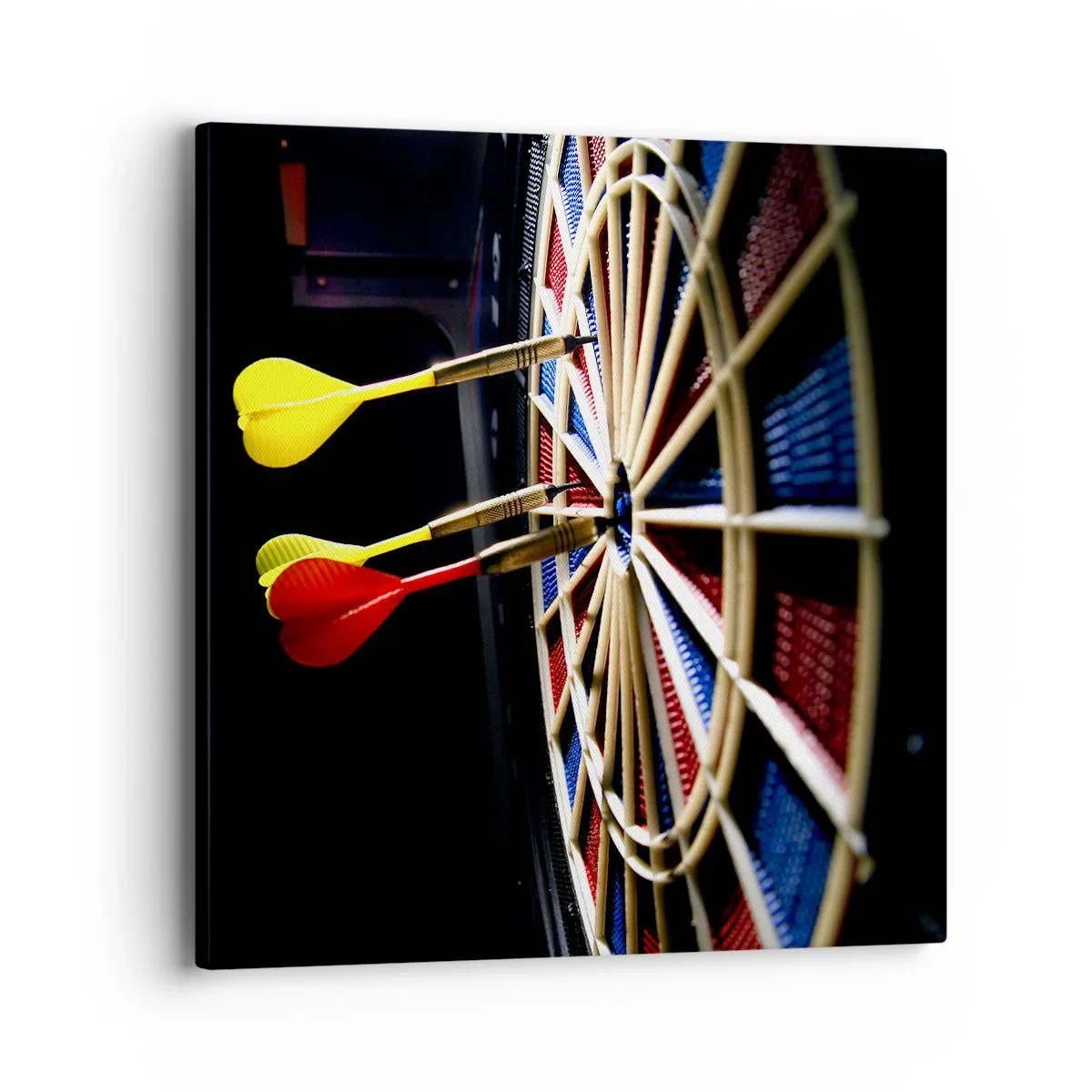 Cuadro sobre lienzo - Impresión de Imagen - En el blanco - 40x40 cm