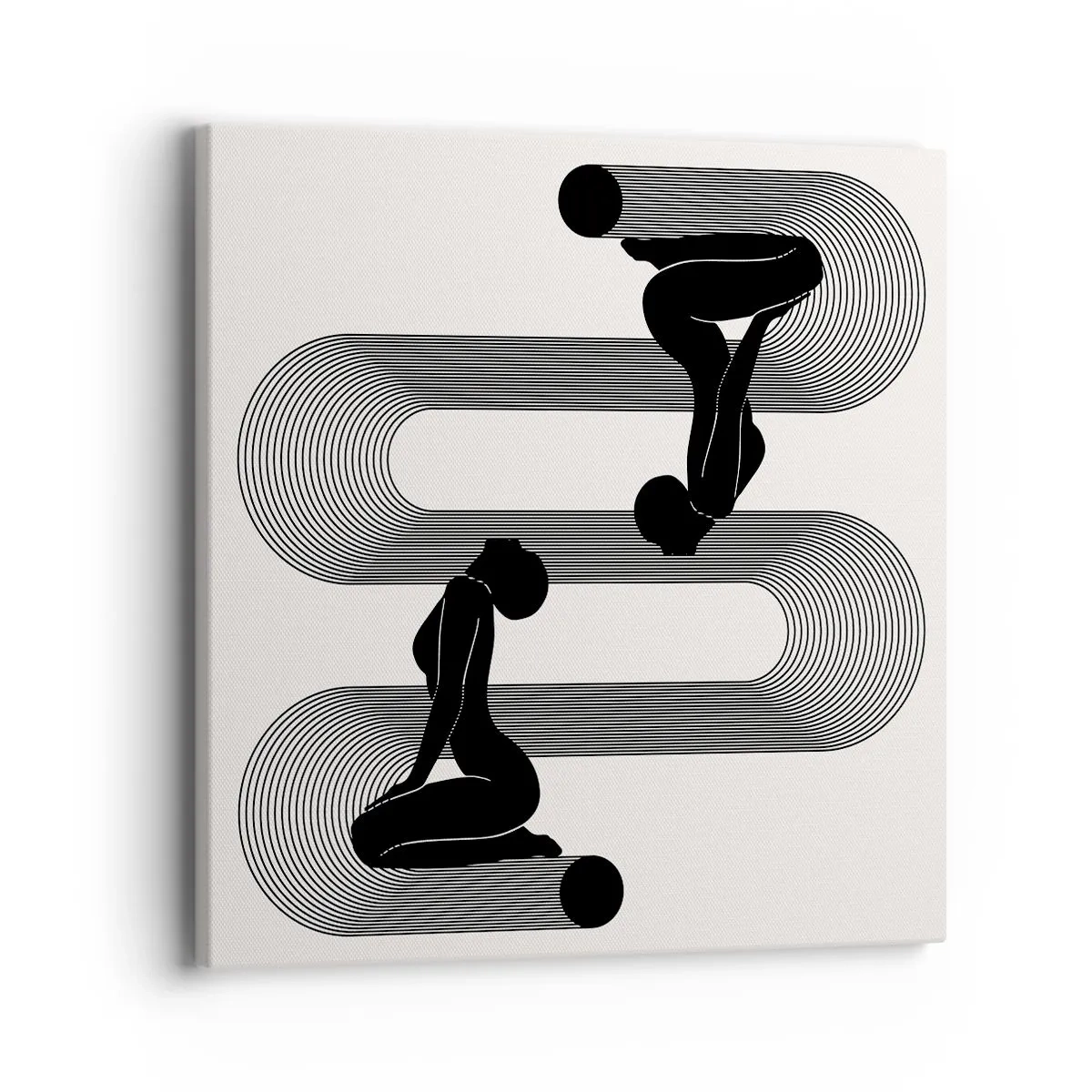 Cuadro sobre lienzo - Impresión de Imagen - Simetría sensual - 40x40 cm