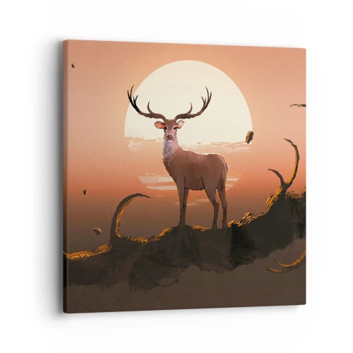 Cuadro sobre lienzo - Impresión de Imagen - Esta noche es diferente a cualquier otra - 40x40 cm