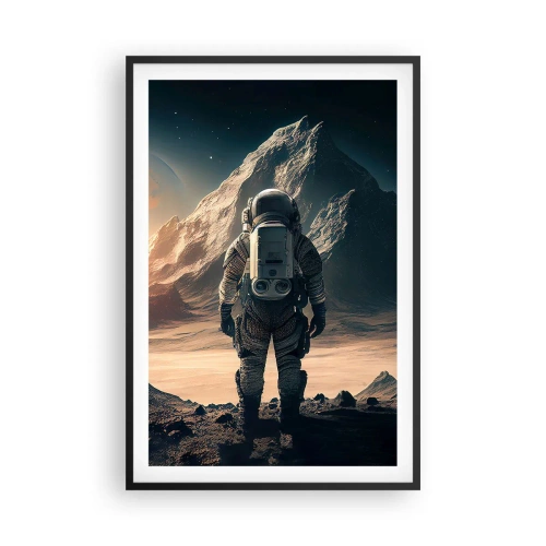 Póster en marco negro - Un nuevo reto - 61x91 cm