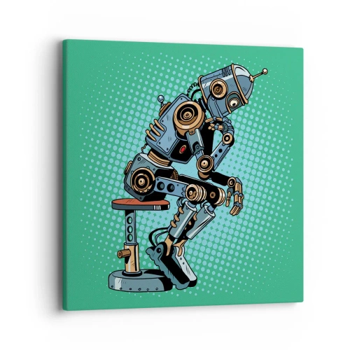 Cuadro sobre lienzo - Impresión de Imagen - Sobre la esencia del ser - 40x40 cm