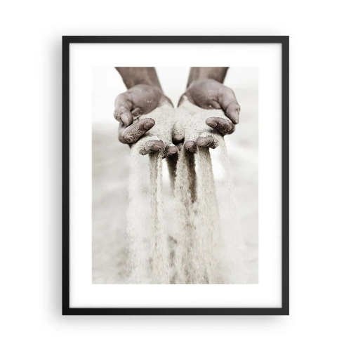 Póster en marco negro - Con estas manos... - 40x50 cm