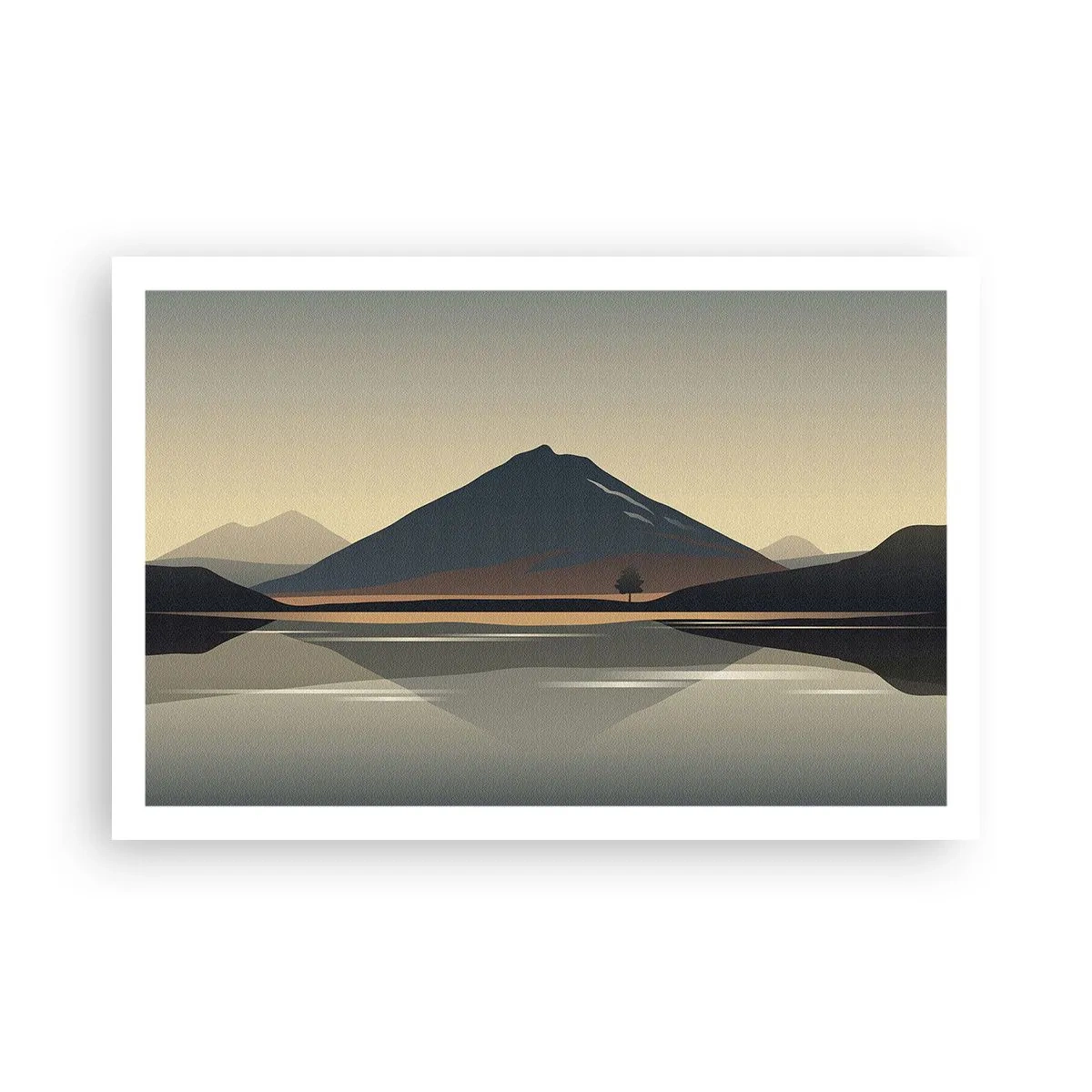 Póster - Reflejo de espejo - 91x61 cm