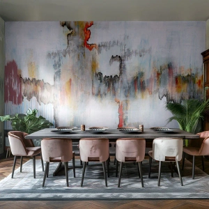 Fotomural personalizado Standard Eco - Abstracto sobre el agua - Abstracción, Pedazo, Patrón moderno