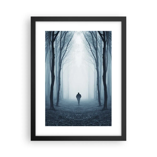 Póster en marco negro - Alto y claro - 30x40 cm