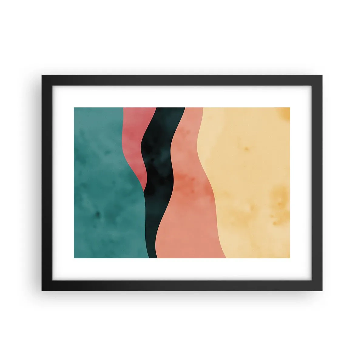 Póster en marco negro - Discordia compatible - 40x30 cm