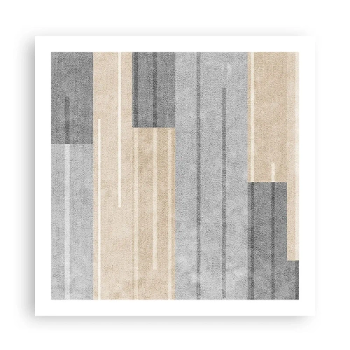 Póster - Composición: sostener la vertical - 60x60 cm