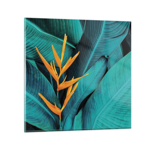 Cuadro sobre vidrio - Impresiones sobre Vidrio - Flor del Edén - 30x30 cm